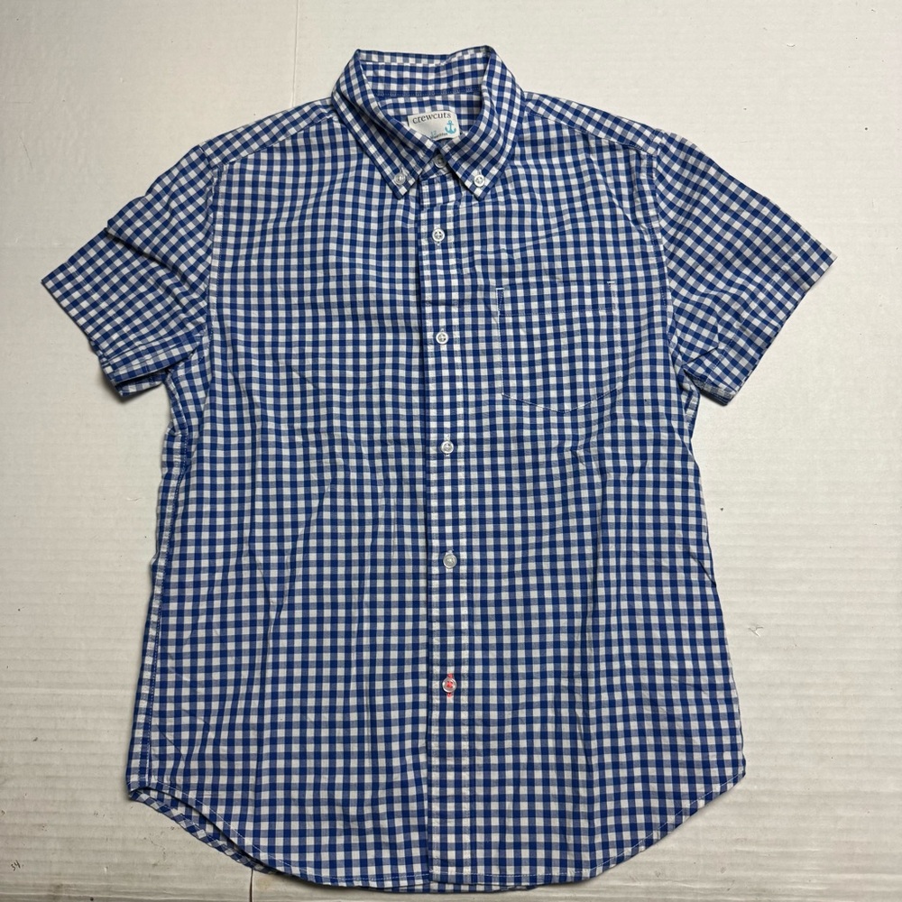 2 J. Crew Crewcuts Short Sleeve Button Up Shirts Boys' Size: 12 - Picture 4 of 11